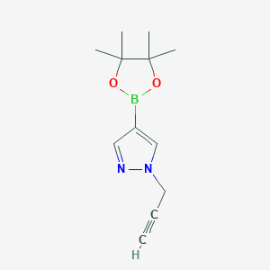 1-(prop-2-yn-1-yl)-4-(4,4,5,5-tetramethyl-1,3,2-dioxaborolan-2-yl)-1H-pyrazole