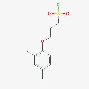 molecular formula C11H15ClO3S B1487894 3-(2,4-二甲苯氧基)丙烷-1-磺酰氯 CAS No. 1018340-66-3