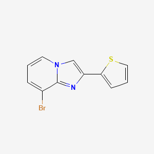 8-Bromo-2-(thiophen-2-yl)imidazo[1,2-a]pyridine