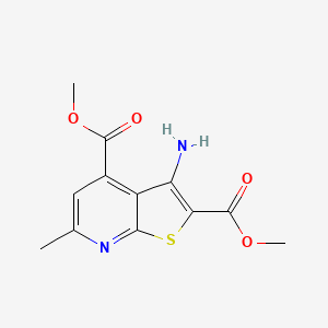 Dimethyl 3-amino-6-methylthieno[2,3-b]pyridine-2,4-dicarboxylate