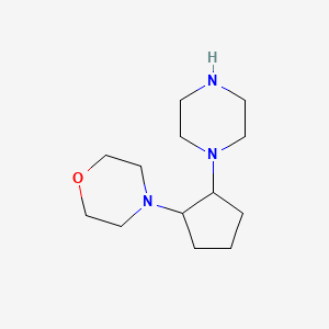 4-(2-(Piperazin-1-yl)cyclopentyl)morpholine