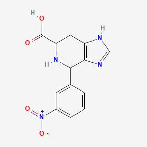 4-(3-Nitrophenyl)-4,5,6,7-tetrahydro-3H-imidazo[4,5-c]pyridine-6-carboxylic acid