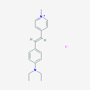 molecular formula C18H23IN2 B148791 4-(4-Diethylaminostyryl)-1-methylpyridinium iodide CAS No. 105802-46-8