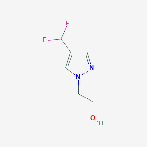 2-[4-(difluoromethyl)-1H-pyrazol-1-yl]ethan-1-ol