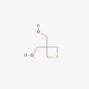 molecular formula C5H10O2S B14879142 Thietane-3,3-diyldimethanol 