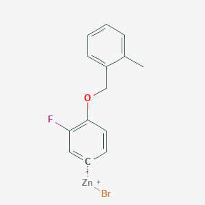 3-Fluoro-4-(2'-methylbenZyloxy)phenylZinc bromide