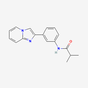 molecular formula C17H17N3O B14879181 N-(3-Imidazo[1,2-a]pyridin-2-yl-phenyl)-isobutyramide 