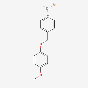 4-(4-Methoxyphenoxymethyl)phenylZinc bromide