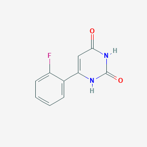 molecular formula C10H7FN2O2 B1487928 6-(2-氟苯基)嘧啶-2,4(1H,3H)-二酮 CAS No. 1462858-80-5