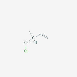 molecular formula C4H7ClZn B14879316 1-Methyl-2-propenylZinc chloride CAS No. 2305370-92-5