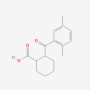 2-[(2,5-Dimethylphenyl)carbonyl]cyclohexanecarboxylic acid