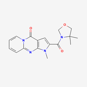 2-[(4,4-dimethyl-1,3-oxazolidin-3-yl)carbonyl]-1-methylpyrido[1,2-a]pyrrolo[2,3-d]pyrimidin-4(1H)-one