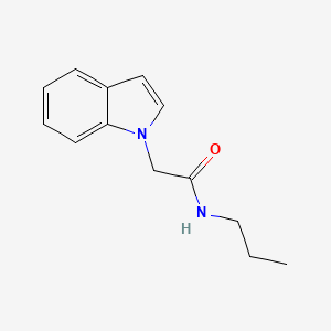 2-(1H-indol-1-yl)-N-propylacetamide