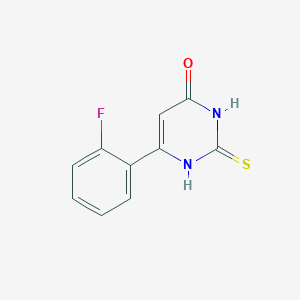 B1487937 6-(2-fluorophenyl)-2-thioxo-2,3-dihydropyrimidin-4(1H)-one CAS No. 1480536-36-4