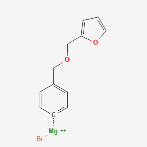 4-[(Furan-2-ylmethoxy)methyl]phenylmagnesium bromide