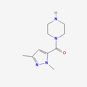 B1487942 1-(1,3-dimethyl-1H-pyrazole-5-carbonyl)piperazine CAS No. 1314162-19-0