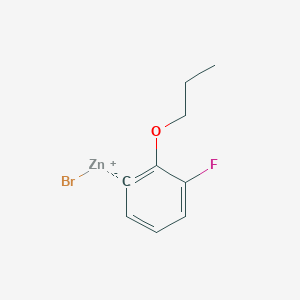 (3-Fluoro-2-n-propyloxyphenyl)Zinc bromide