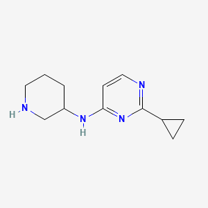 2-cyclopropyl-N-(piperidin-3-yl)pyrimidin-4-amine