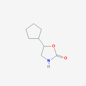 molecular formula C8H13NO2 B1487952 5-环戊氧唑烷-2-酮 CAS No. 1494724-33-2