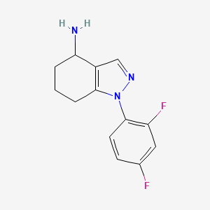 molecular formula C13H13F2N3 B1487957 1-(2,4-Difluorophenyl)-4,5,6,7-tetrahydro-1H-indazol-4-ylamine CAS No. 1367819-92-8