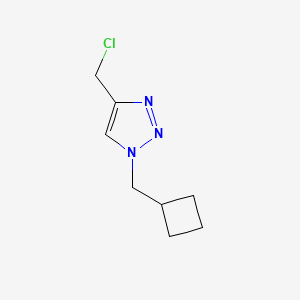 B1487958 4-(chloromethyl)-1-(cyclobutylmethyl)-1H-1,2,3-triazole CAS No. 1482081-35-5