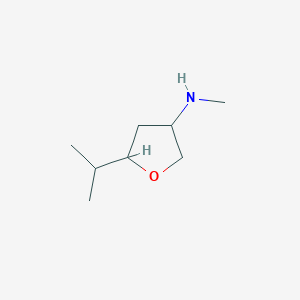 5-isopropyl-N-methyltetrahydrofuran-3-amine