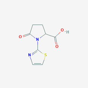 5-Oxo-1-(thiazol-2-yl)pyrrolidine-2-carboxylic acid