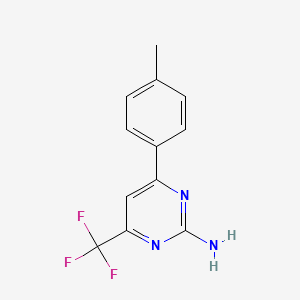 4-(Trifluoromethyl)-6-p-tolylpyrimidin-2-amine