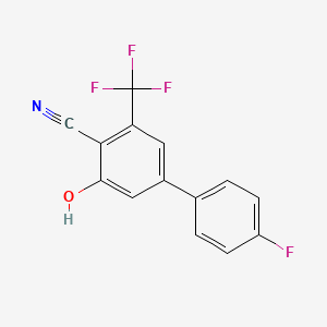 4'-Fluoro-3-hydroxy-5-(trifluoromethyl)biphenyl-4-carbonitrile