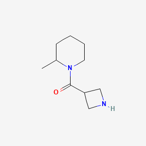 B1487965 1-(Azetidine-3-carbonyl)-2-methylpiperidine CAS No. 1479650-47-9