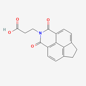 molecular formula C17H13NO4 B14879700 3-(1,3-dioxo-1,3,6,7-tetrahydro-2H-indeno[6,7,1-def]isoquinolin-2-yl)propanoic acid 