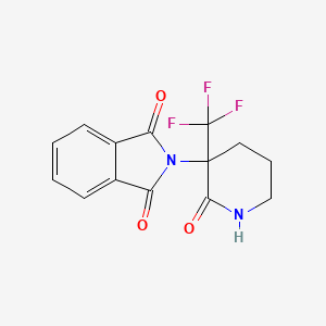 2-[2-Oxo-3-(trifluoromethyl)piperidin-3-YL]-1H-isoindoline-1,3(2H)-dione