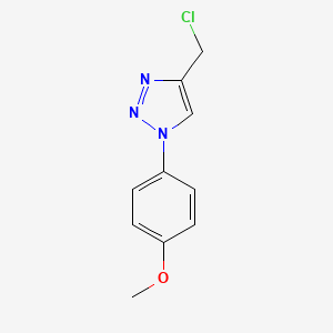 molecular formula C10H10ClN3O B1487976 4-(氯甲基)-1-(4-甲氧基苯基)-1H-1,2,3-三唑 CAS No. 1247189-54-3