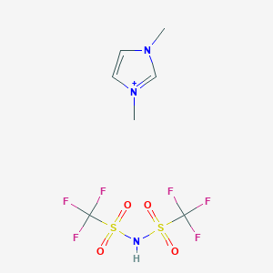 molecular formula C7H10F6N3O4S2+ B14879784 1,3-dimethylimidazol-1-ium;1,1,1-trifluoro-N-(trifluoromethylsulfonyl)methanesulfonamide 