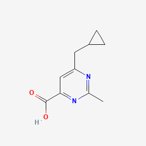 6-(Cyclopropylmethyl)-2-methylpyrimidine-4-carboxylic acid