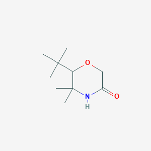 6-(Tert-butyl)-5,5-dimethylmorpholin-3-one