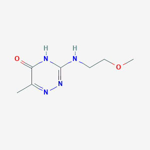 3-[(2-Methoxyethyl)amino]-6-methyl-1,2,4-triazin-5-ol