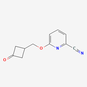 6-((3-Oxocyclobutyl)methoxy)picolinonitrile