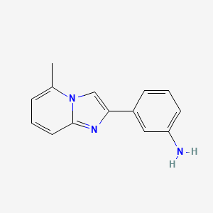 3-(5-Methylimidazo[1,2-a]pyridin-2-yl)aniline