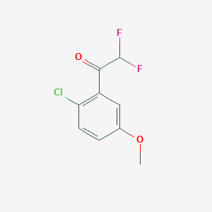 1-(2-Chloro-5-methoxyphenyl)-2,2-difluoroethanone