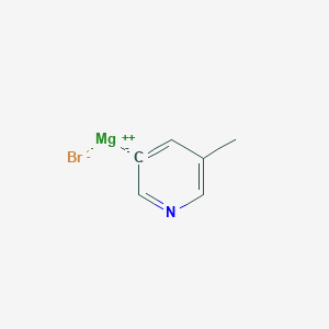 molecular formula C6H6BrMgN B14879838 5-Methylpyridin-3-ylmagnesium bromide, 0.25 M in 2-MeTHF 