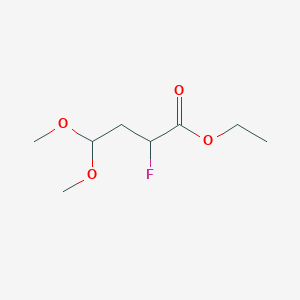 Ethyl 2-fluoro-4,4-dimethoxybutanoate