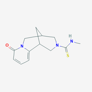 N-methyl-8-oxo-1,5,6,8-tetrahydro-2H-1,5-methanopyrido[1,2-a][1,5]diazocine-3(4H)-carbothioamide