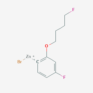 2-(4-Fluorobutoxy)-4-fluorophenylZinc bromide