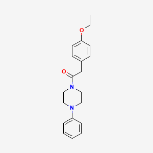 2-(4-Ethoxyphenyl)-1-(4-phenylpiperazin-1-yl)ethanone