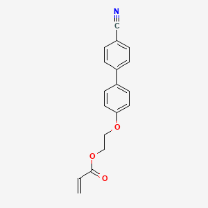 2-[4-(4-cyanophenyl)phenoxy]ethyl prop-2-enoate