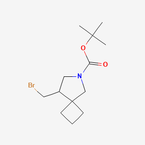 Tert-butyl 8-(bromomethyl)-6-azaspiro[3.4]octane-6-carboxylate