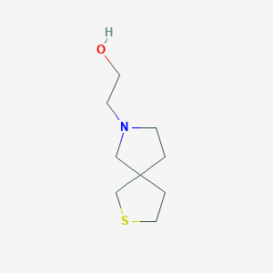 2-(2-Thia-7-azaspiro[4.4]nonan-7-yl)ethan-1-ol