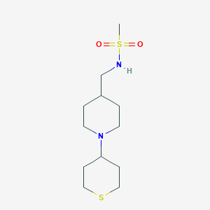 N-((1-(tetrahydro-2H-thiopyran-4-yl)piperidin-4-yl)methyl)methanesulfonamide