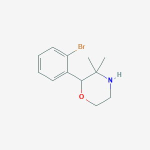 2-(2-Bromophenyl)-3,3-dimethylmorpholine